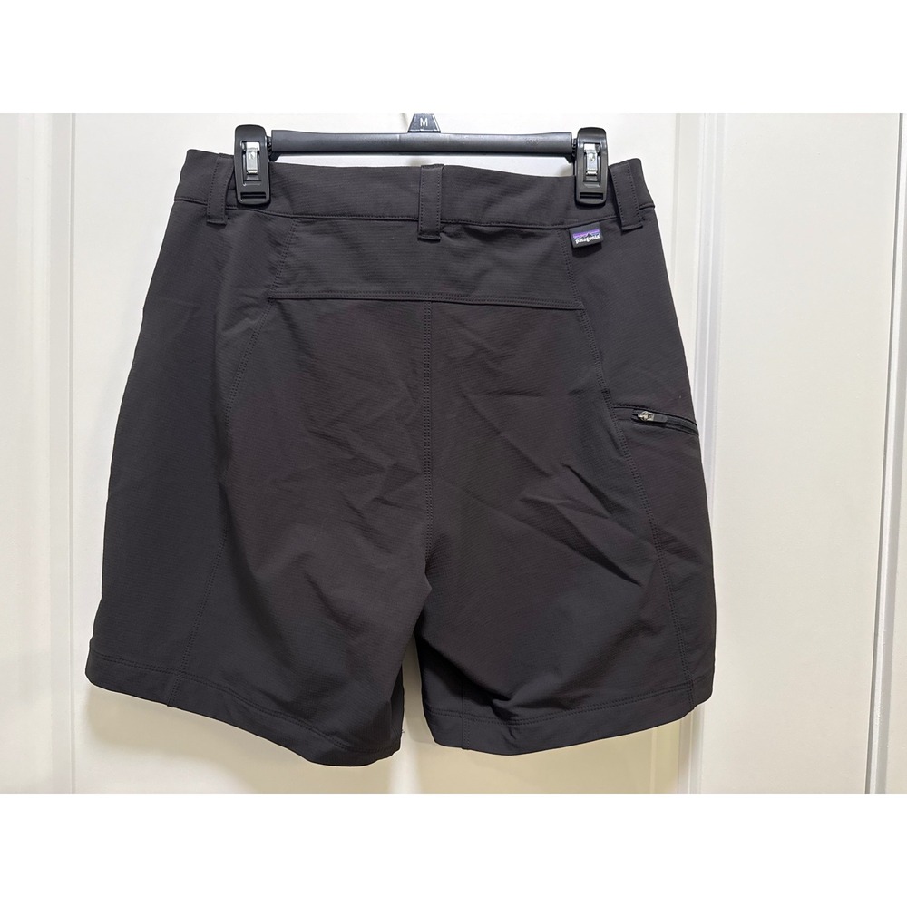 Patagonia Quandary Hiking Short Women 10 Grey Stretch Technical Outdoor 8 Inseam - Picture 2 of 6
